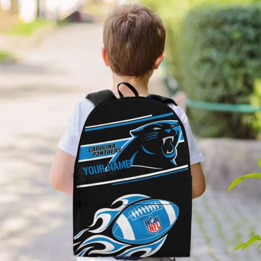 NFL Carolina Panthers Custom Name Limited Edition Backpack