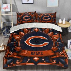 NFL Chicago Bears Custom Name Limited Edition Bedding Set