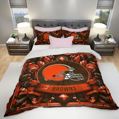 NFL Cleveland Browns Custom Name Limited Edition Bedding Set