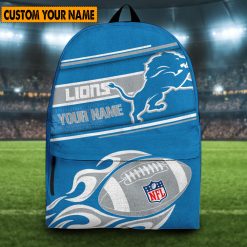 NFL Detroit Lions Custom Name Limited Edition Backpack
