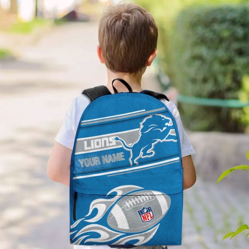 NFL Detroit Lions Custom Name Limited Edition Backpack