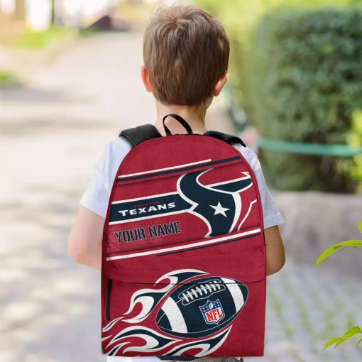 NFL Houston Texans Custom Name Limited Edition Backpack