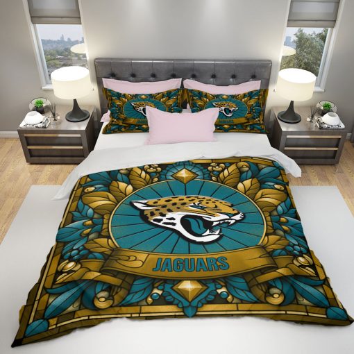NFL Jacksonville Jaguars Custom Name Limited Edition Bedding Set