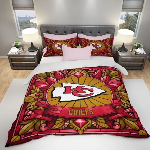 NFL Kansas City Chiefs Custom Name Limited Edition Bedding Set