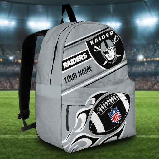NFL Las Vegas Raiders Custom Name Limited Edition Backpack