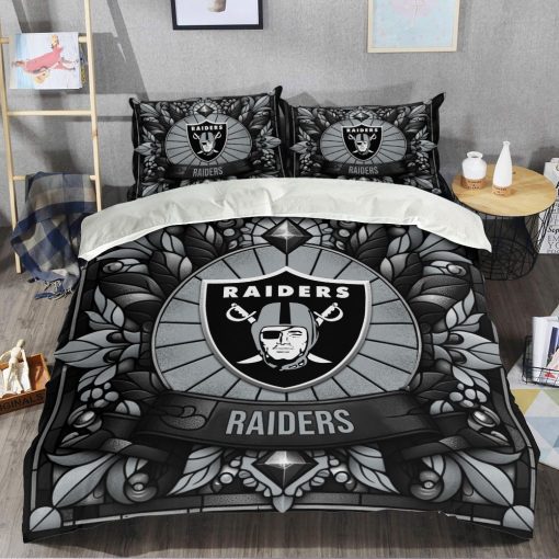 NFL Las Vegas Raiders Custom Name Limited Edition Bedding Set
