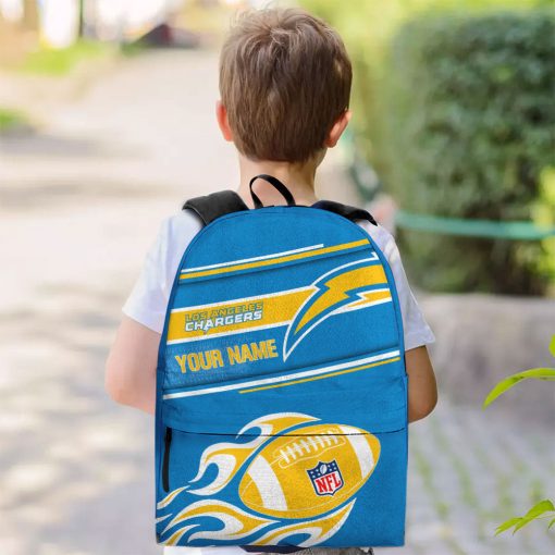 NFL Los Angeles Chargers Custom Name Limited Edition Backpack