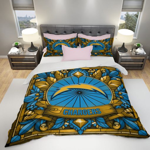 NFL Los Angeles Chargers Custom Name Limited Edition Bedding Set