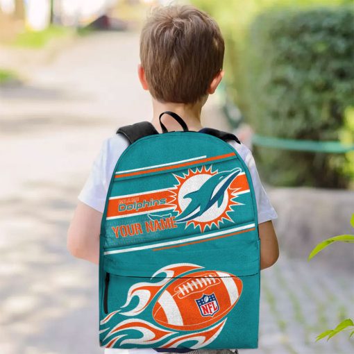 NFL Miami Dolphins Custom Name Limited Edition Backpack