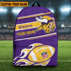 NFL Minnesota Vikings Custom Name Limited Edition Backpack