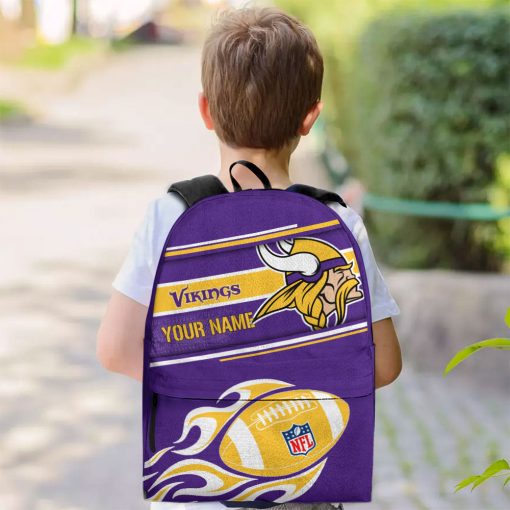 NFL Minnesota Vikings Custom Name Limited Edition Backpack