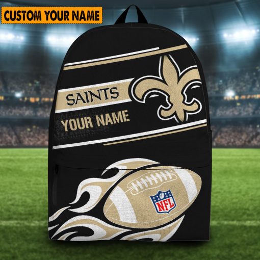 NFL New Orleans Saints Custom Name Limited Edition Backpack