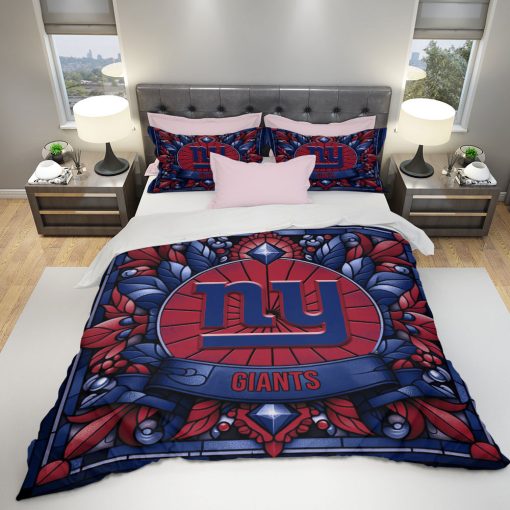NFL New York Giants Custom Name Limited Edition Bedding Set