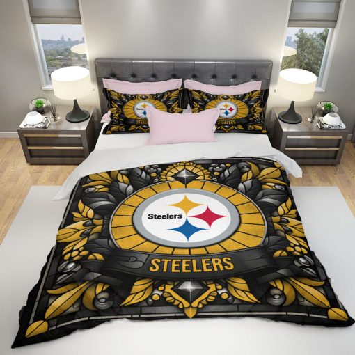 NFL Pittsburgh Steelers Custom Name Limited Edition Bedding Set