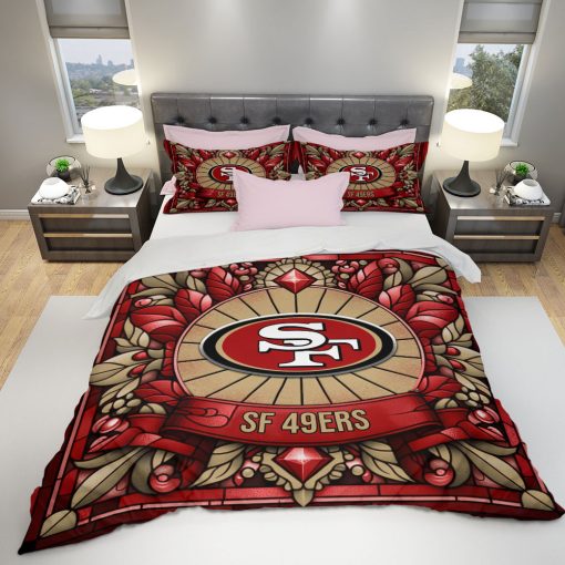 NFL San Francisco 49ers Custom Name Limited Edition Bedding Set