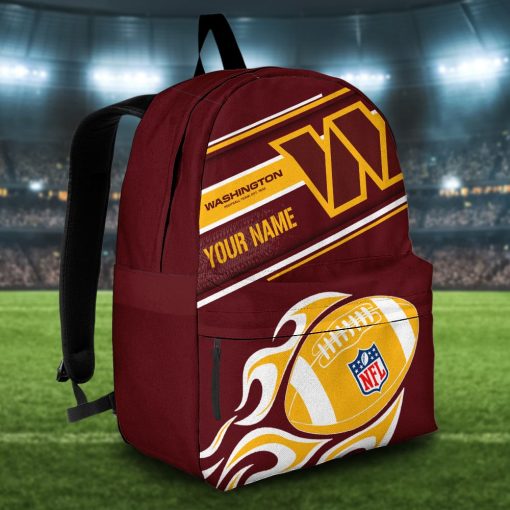 NFL Washington Commanders Custom Name Limited Edition Backpack