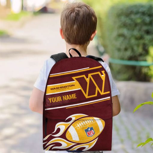 NFL Washington Commanders Custom Name Limited Edition Backpack