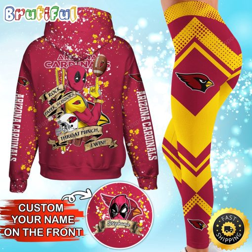 NFL Arizona Cardinals Custom Name Special Edition Hoodie Leggings Set