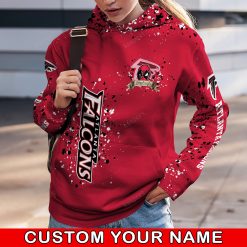 NFL Atlanta Falcons Custom Name Special Edition Hoodie Leggings Set
