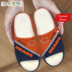 NFL Chicago Bears Custom Name Special Edition Comfort Slippers