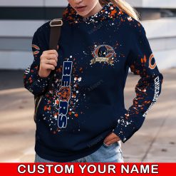 NFL Chicago Bears Custom Name Special Edition Hoodie Leggings Set