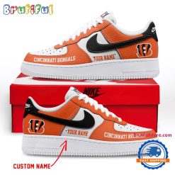 NFL Cincinnati Bengals Custom Name Limited Edition Air Force 1 Sneakers