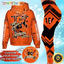 NFL Cincinnati Bengals Custom Name Special Edition Hoodie Leggings Set