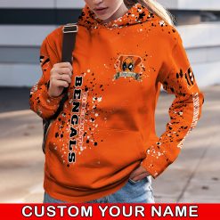 NFL Cincinnati Bengals Custom Name Special Edition Hoodie Leggings Set
