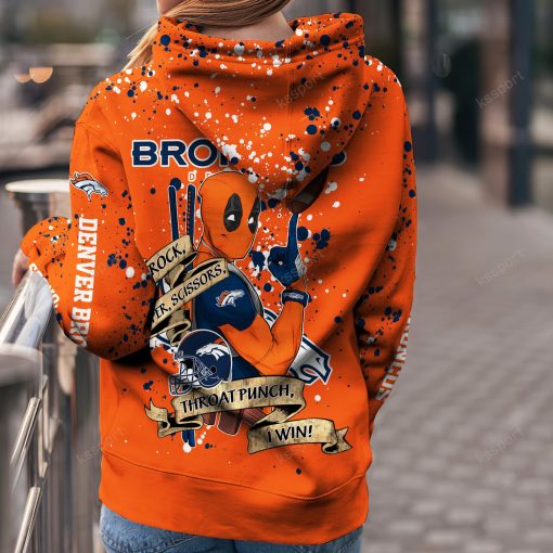 NFL Denver Broncos Custom Name Special Edition Hoodie Leggings Set