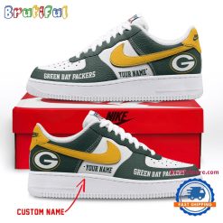 NFL Green Bay Packers Custom Name Limited Edition Air Force 1 Sneakers