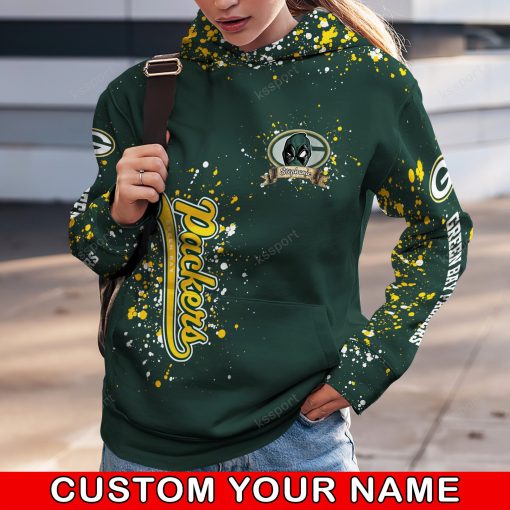 NFL Green Bay Packers Custom Name Special Edition Hoodie Leggings Set