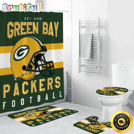 NFL Green Bay Packers Limited Edition Shower Curtain and Rugs