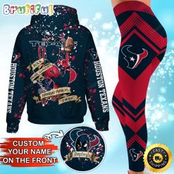 NFL Houston Texans Custom Name Special Edition Hoodie Leggings Set