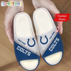 NFL Indianapolis Colts Custom Name Special Edition Comfort Slippers