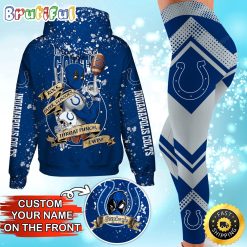 NFL Indianapolis Colts Custom Name Special Edition Hoodie Leggings Set