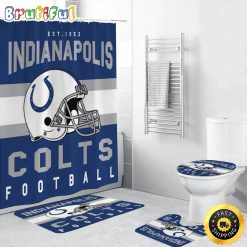 NFL Indianapolis Colts Limited Edition Shower Curtain and Rugs