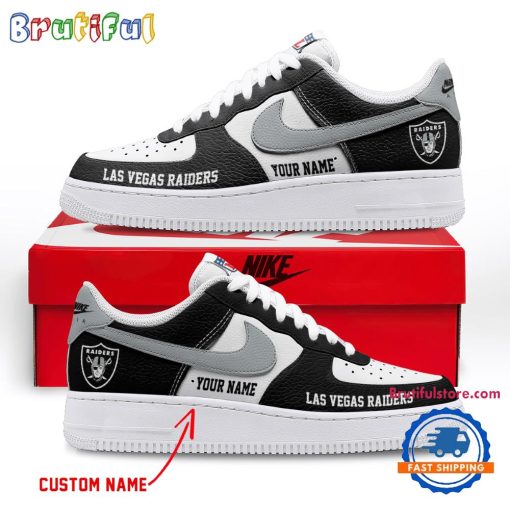 NFL Las Vegas Raiders Custom Name Limited Edition Air Force 1 Sneakers