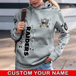 NFL Las Vegas Raiders Custom Name Special Edition Hoodie Leggings Set