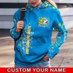 NFL Los Angeles Chargers Custom Name Christmas Edition Hoodie Leggings Set