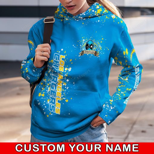 NFL Los Angeles Chargers Custom Name Special Edition Hoodie Leggings Set