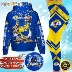 NFL Los Angeles Rams Custom Name Special Edition Hoodie Leggings Set