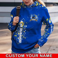 NFL Los Angeles Rams Custom Name Special Edition Hoodie Leggings Set