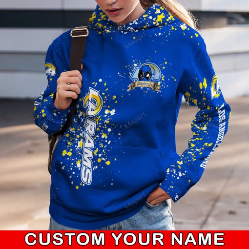 NFL Los Angeles Rams Custom Name Special Edition Hoodie Leggings Set
