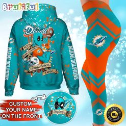 NFL Miami Dolphins Custom Name Special Edition Hoodie Leggings Set
