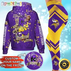 NFL Minnesota Vikings Custom Name Special Edition Hoodie Leggings Set