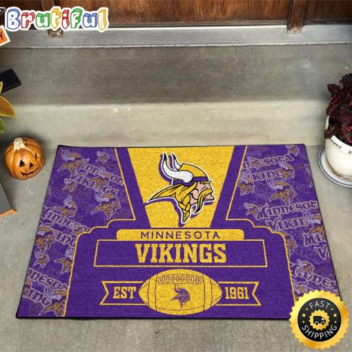 NFL Minnesota Vikings Special Edition Rubber Doormat