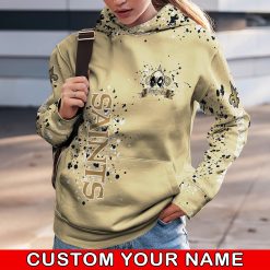 NFL New Orleans Saints Custom Name Special Edition Hoodie Leggings Set
