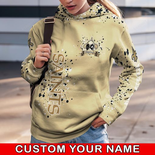 NFL New Orleans Saints Custom Name Special Edition Hoodie Leggings Set
