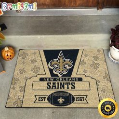 NFL New Orleans Saints Special Edition Rubber Doormat