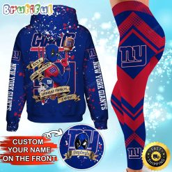 NFL New York Giants Custom Name Special Edition Hoodie Leggings Set